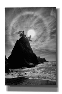 'Sun Halo 2 Proc B&W' by Thomas Haney, Giclee Canvas Wall Art