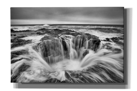 Image of 'Thors Well B&W' by Thomas Haney, Giclee Canvas Wall Art