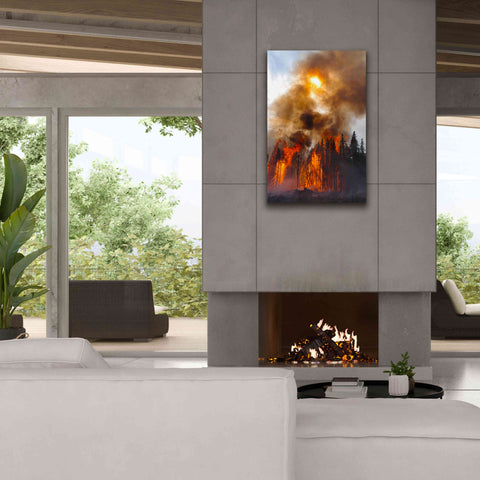 Image of 'Torching' by Thomas Haney, Giclee Canvas Wall Art,26 x 40