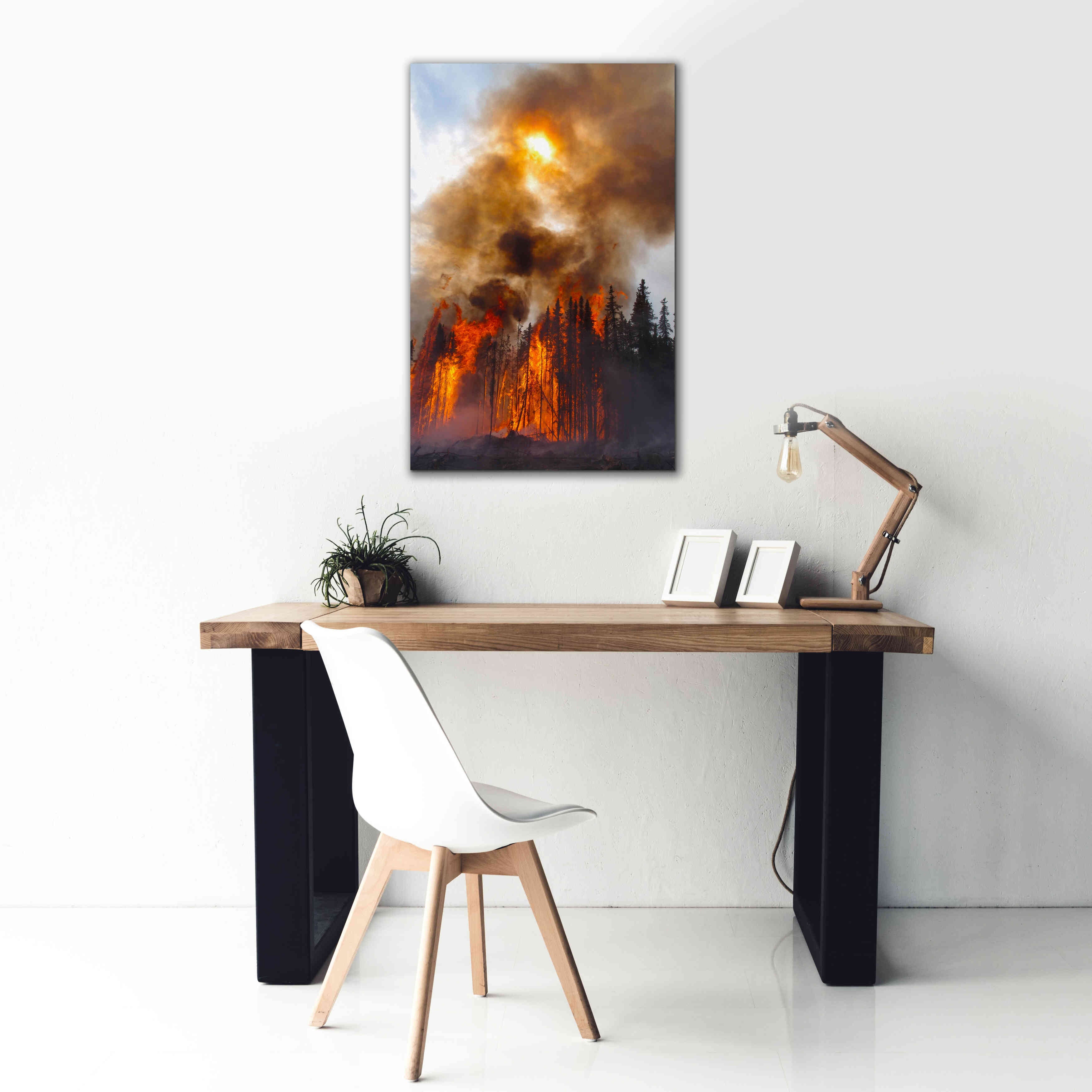 'Torching' by Thomas Haney, Giclee Canvas Wall Art,26 x 40