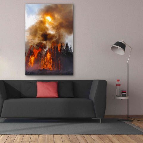 Image of 'Torching' by Thomas Haney, Giclee Canvas Wall Art,40 x 60