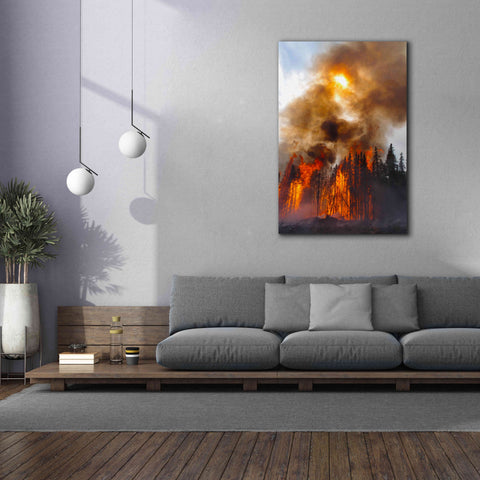 Image of 'Torching' by Thomas Haney, Giclee Canvas Wall Art,40 x 60