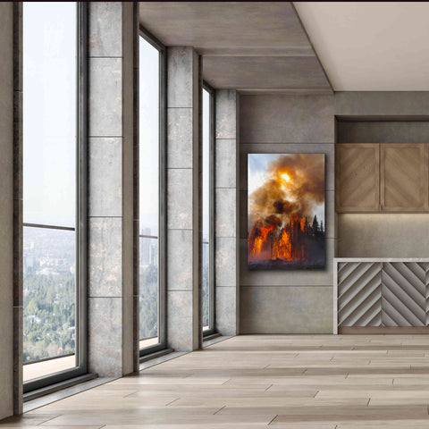 Image of 'Torching' by Thomas Haney, Giclee Canvas Wall Art,40 x 60