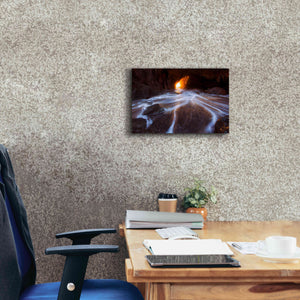 'Cave Horiz 2 Proc' by Thomas Haney, Giclee Canvas Wall Art,18 x 12