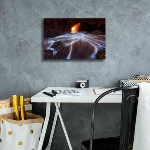 'Cave Horiz 2 Proc' by Thomas Haney, Giclee Canvas Wall Art,18 x 12