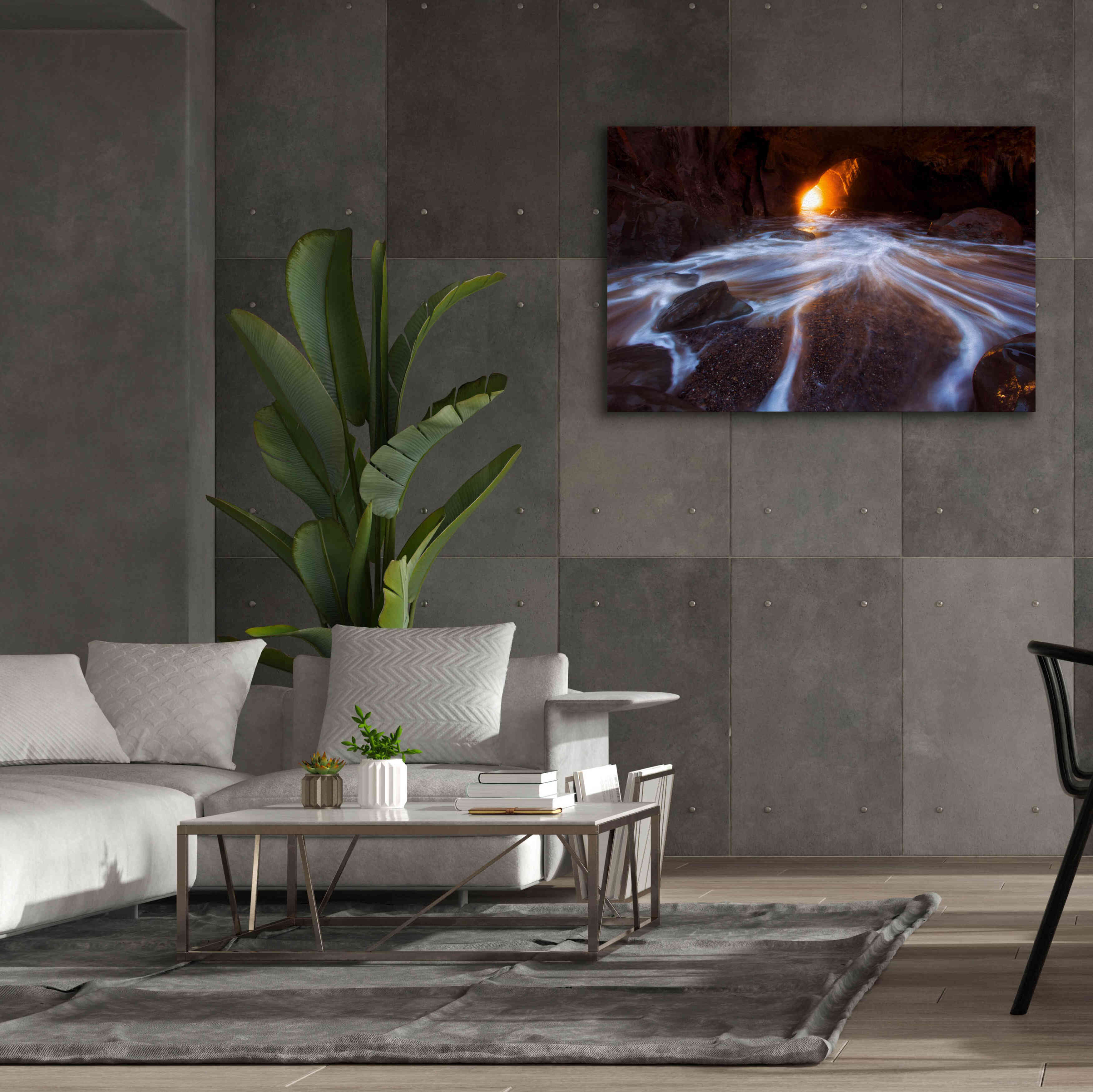 'Cave Horiz 2 Proc' by Thomas Haney, Giclee Canvas Wall Art,60 x 40