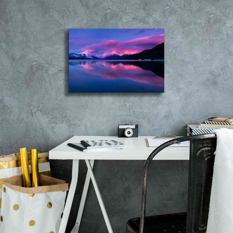 Image of 'Glacier McDonald' by Thomas Haney, Giclee Canvas Wall Art,18 x 12