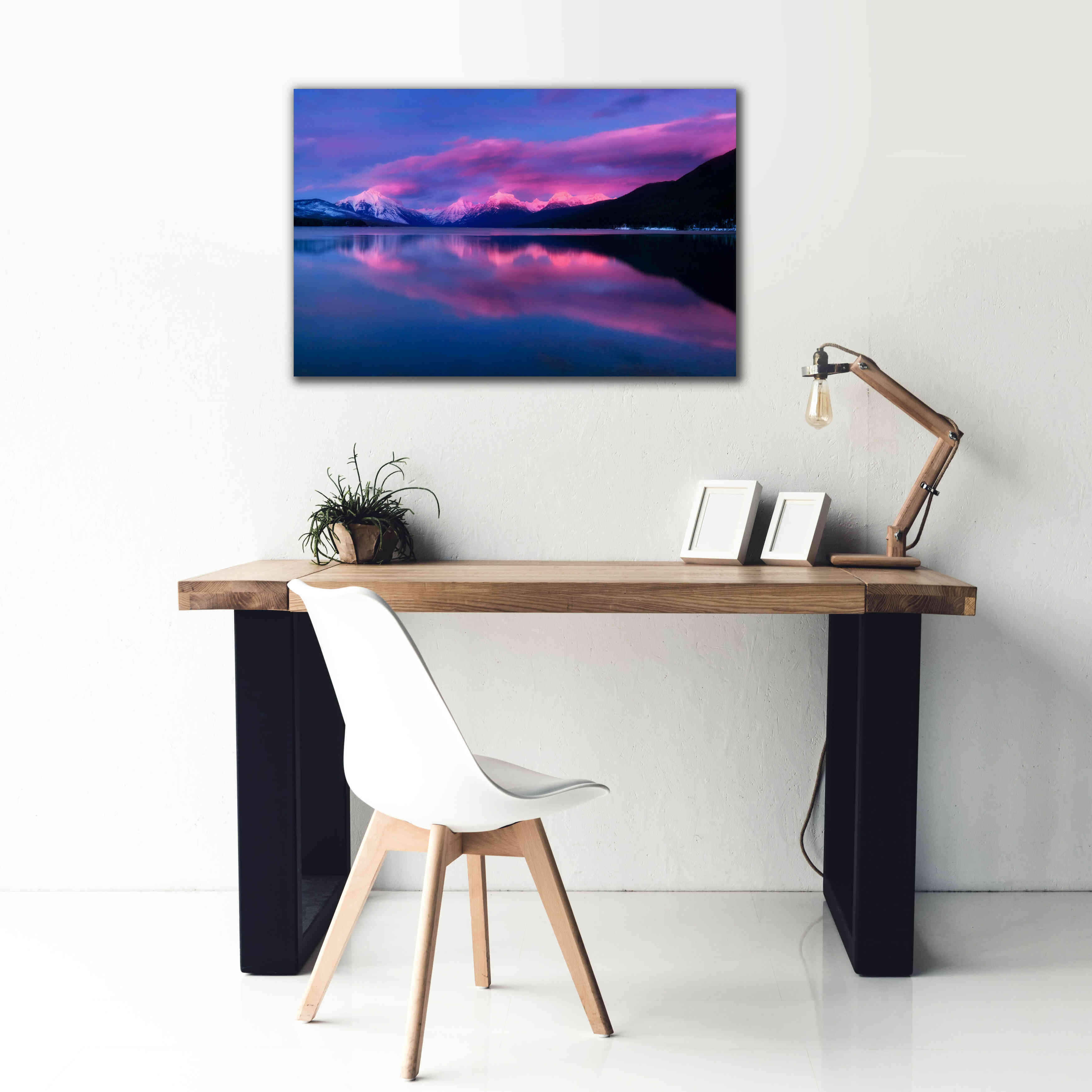 'Glacier McDonald' by Thomas Haney, Giclee Canvas Wall Art,40 x 26