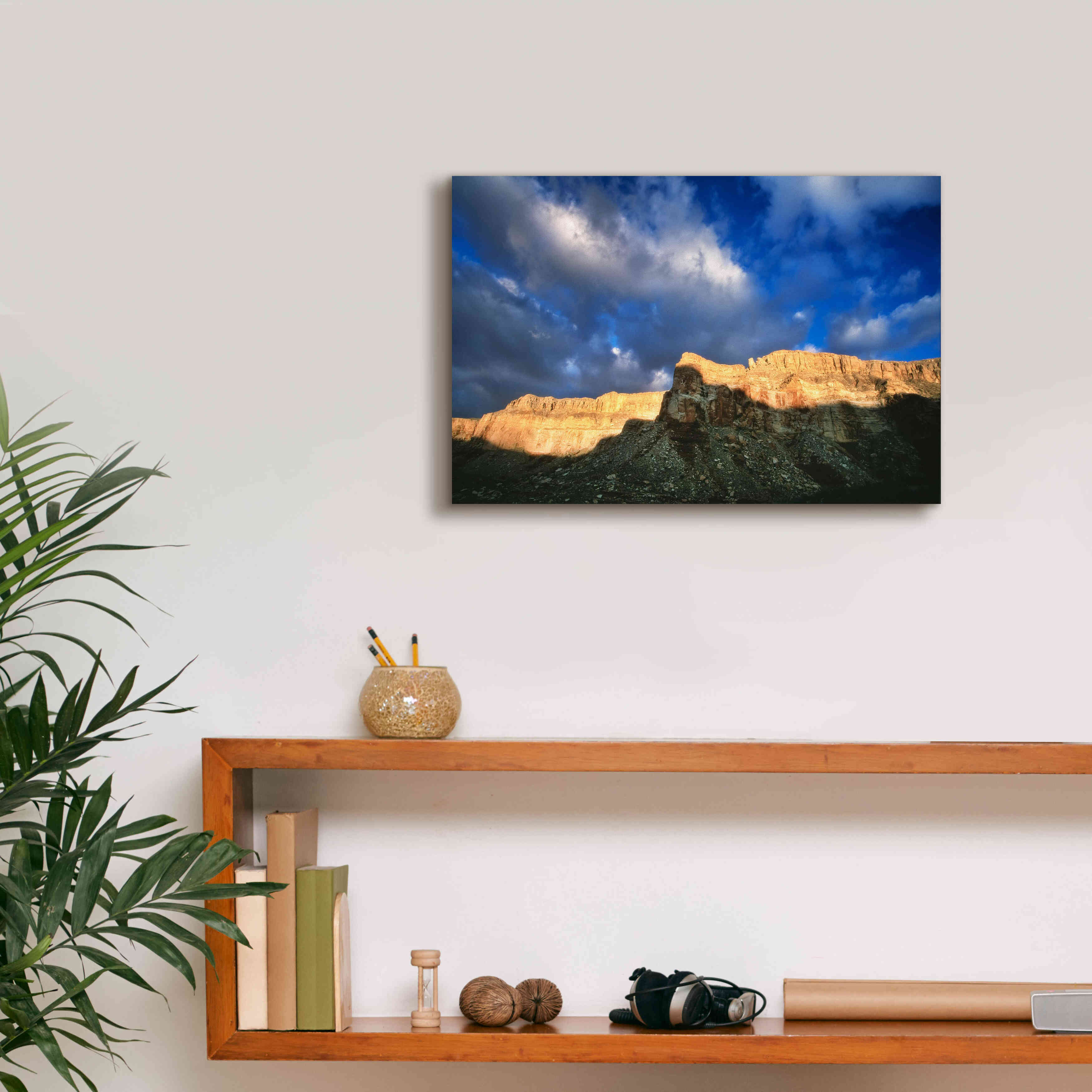 'Havasu Sunset' by Thomas Haney, Giclee Canvas Wall Art,18 x 12