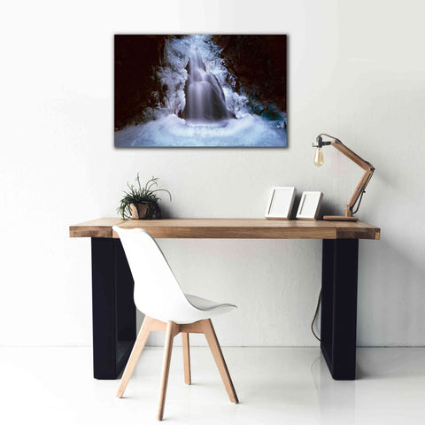 Image of 'Ice Fall 3' by Thomas Haney, Giclee Canvas Wall Art,40 x 26
