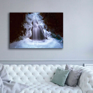 'Ice Fall 3' by Thomas Haney, Giclee Canvas Wall Art,60 x 40