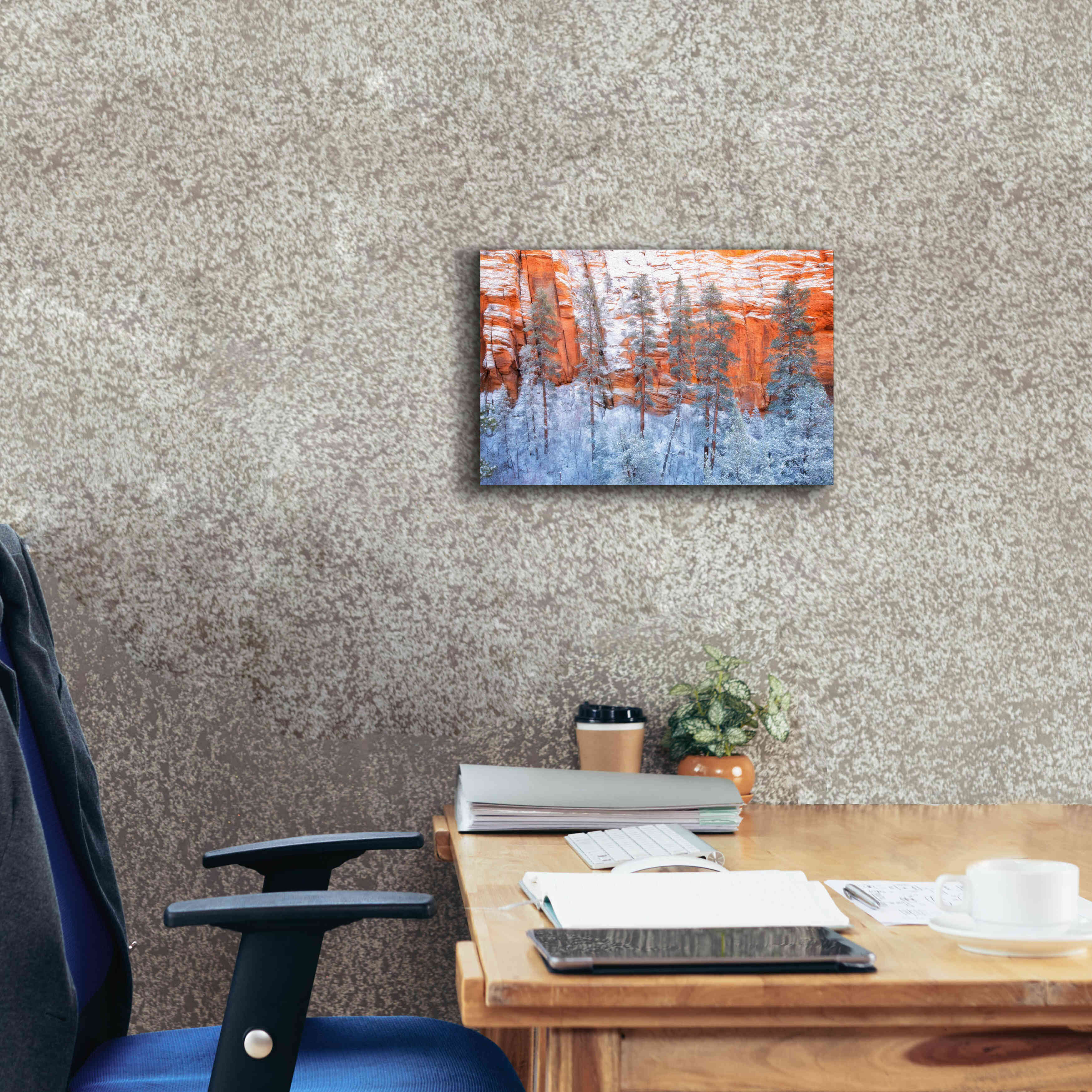 'Ponderosa Sandstone' by Thomas Haney, Giclee Canvas Wall Art,18 x 12