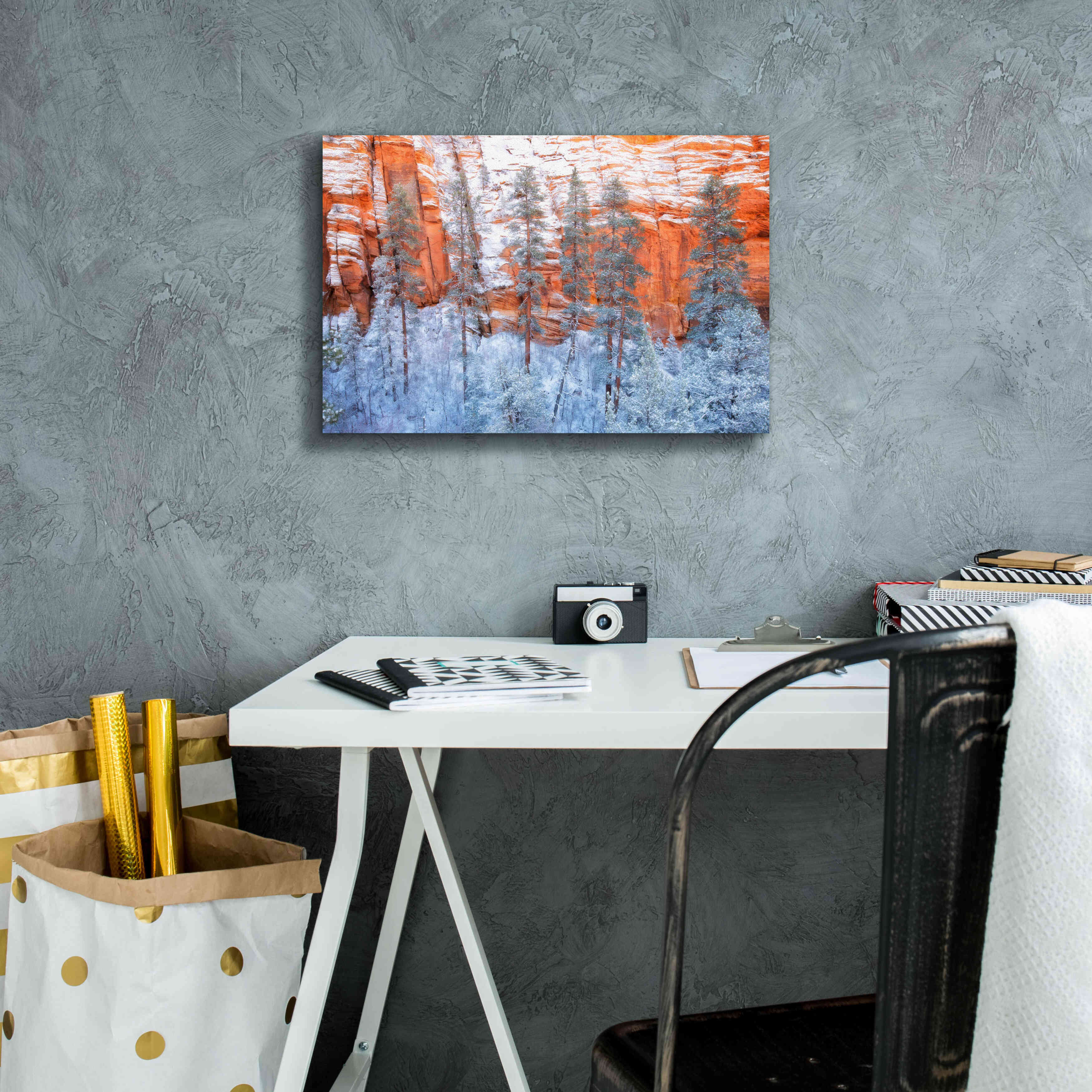 'Ponderosa Sandstone' by Thomas Haney, Giclee Canvas Wall Art,18 x 12