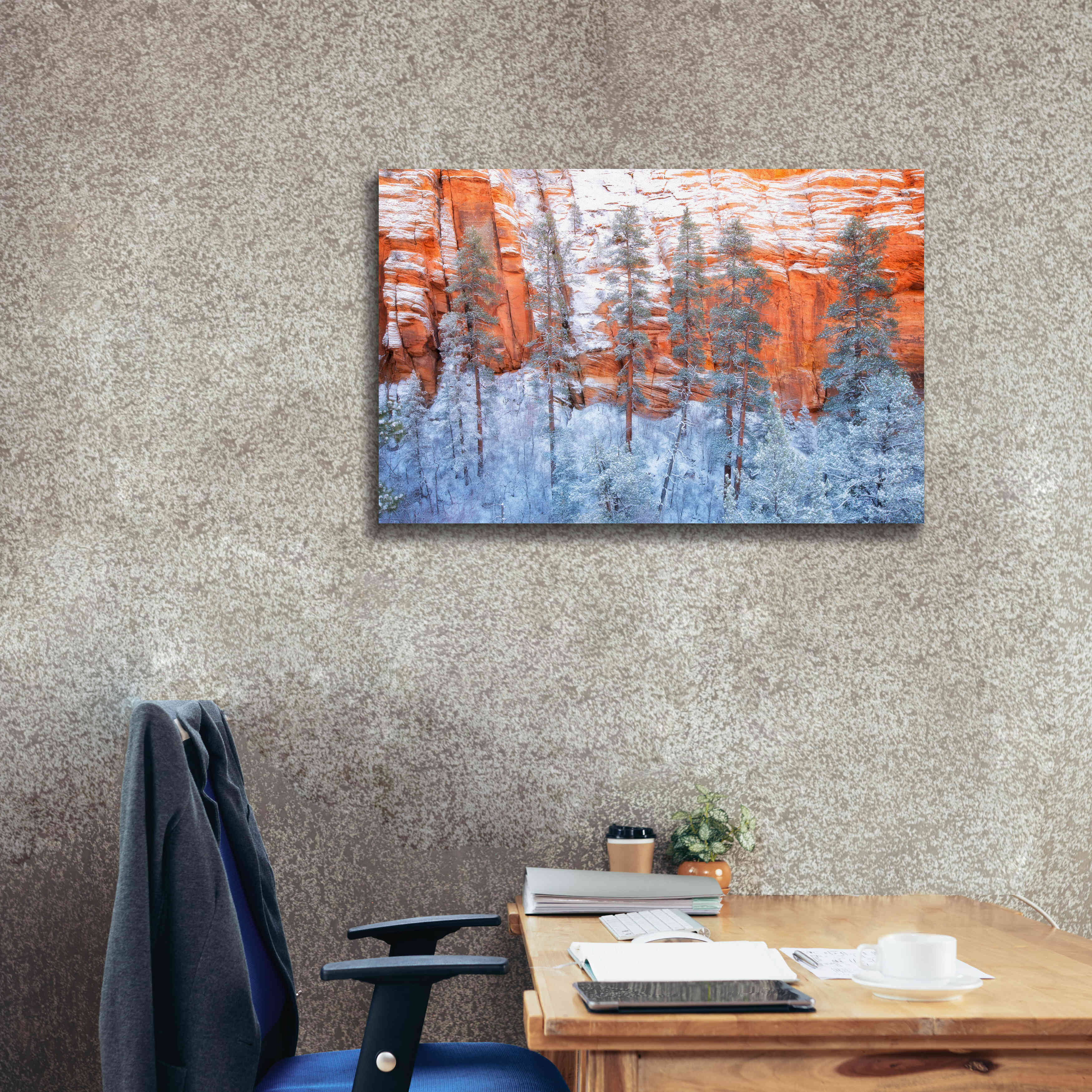 'Ponderosa Sandstone' by Thomas Haney, Giclee Canvas Wall Art,40 x 26