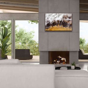 'Receding Wave' by Thomas Haney, Giclee Canvas Wall Art,40 x 26