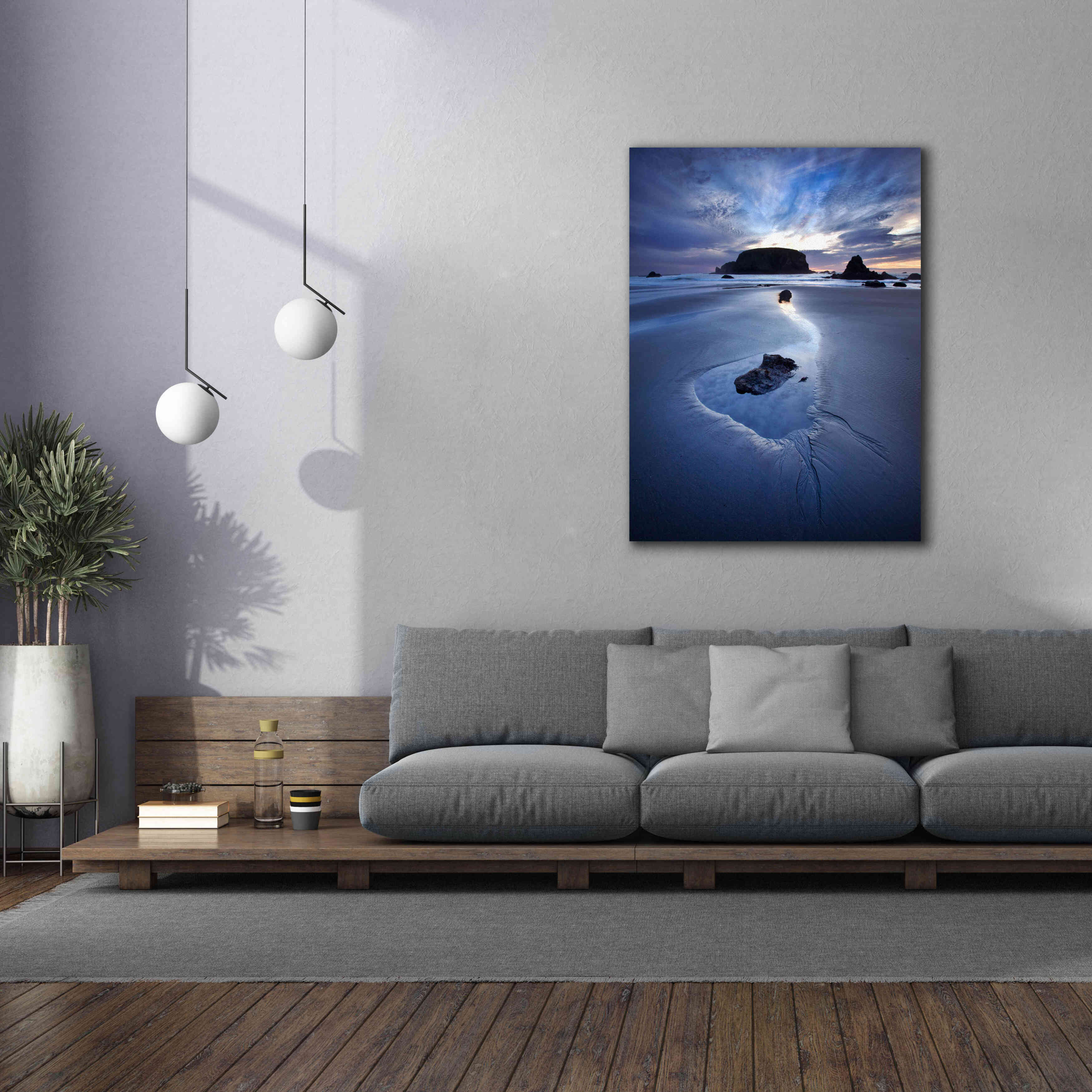 'Reflection Whale Head' by Thomas Haney, Giclee Canvas Wall Art,40 x 54