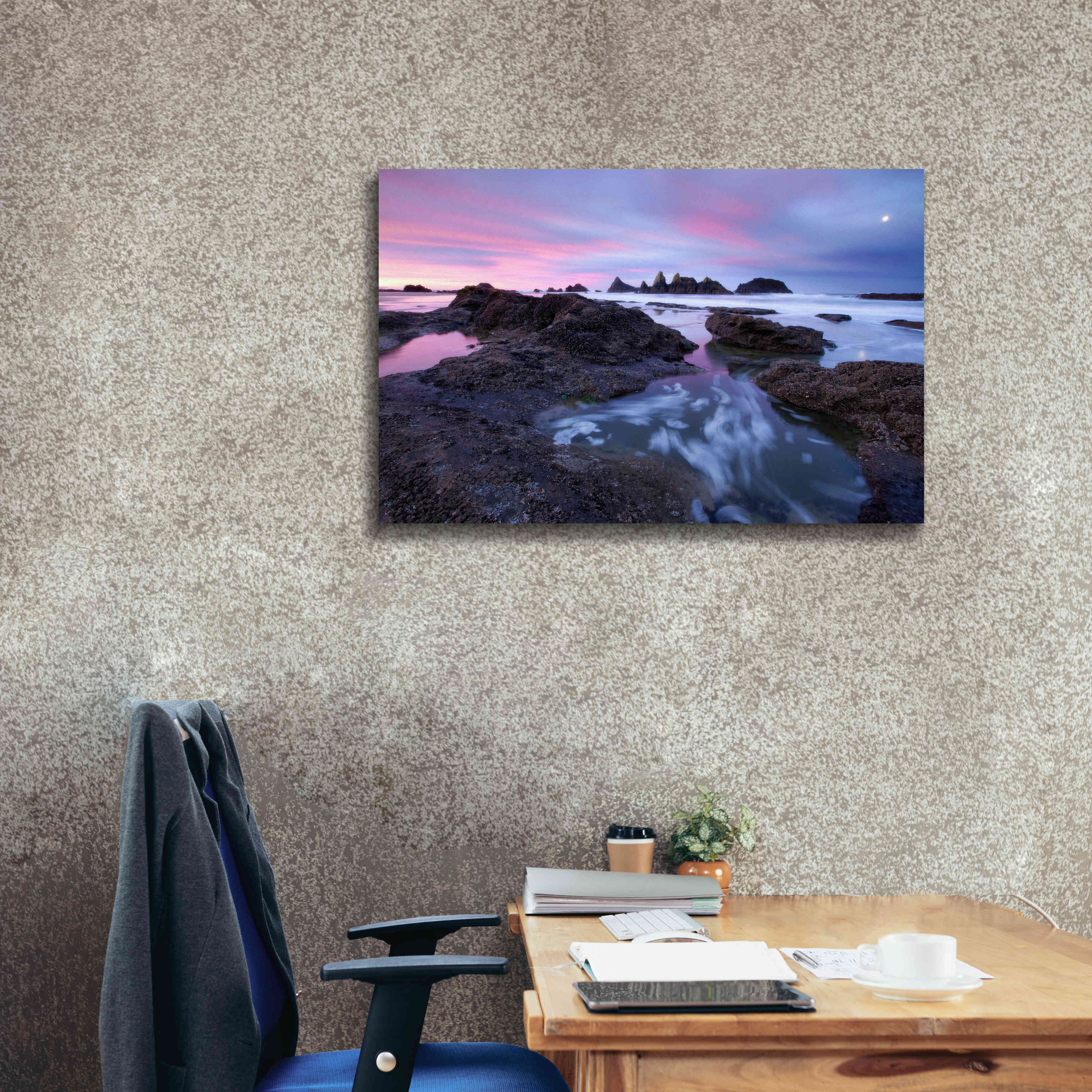 'Seal Rock Colors' by Thomas Haney, Giclee Canvas Wall Art,40 x 26