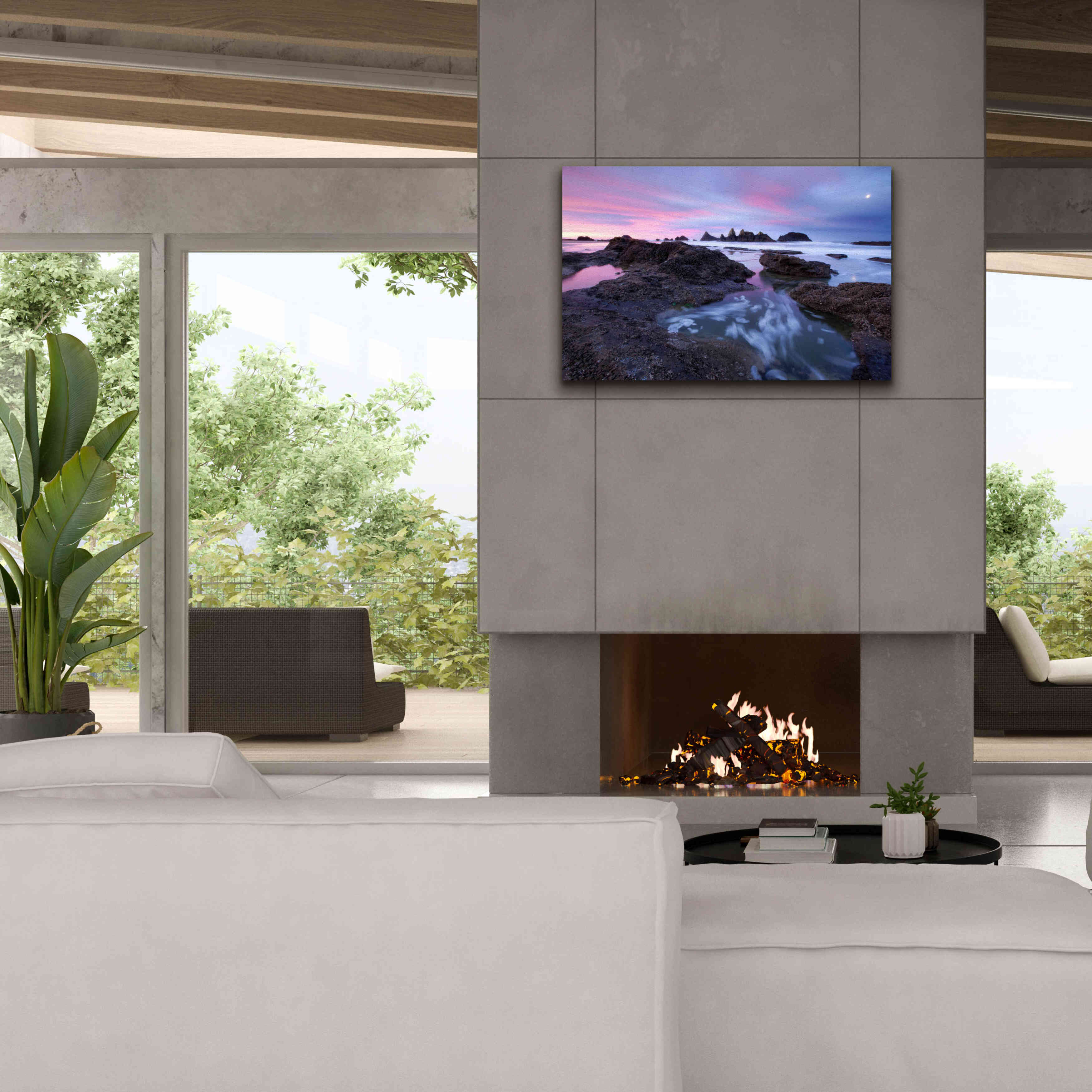 'Seal Rock Colors' by Thomas Haney, Giclee Canvas Wall Art,40 x 26