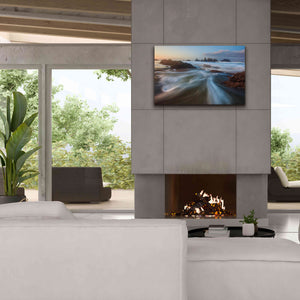 'Seal Rock Horiz Torrent' by Thomas Haney, Giclee Canvas Wall Art,40 x 26