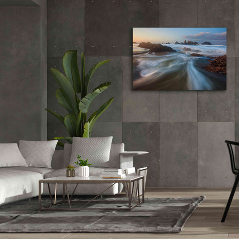 Image of 'Seal Rock Horiz Torrent' by Thomas Haney, Giclee Canvas Wall Art,60 x 40