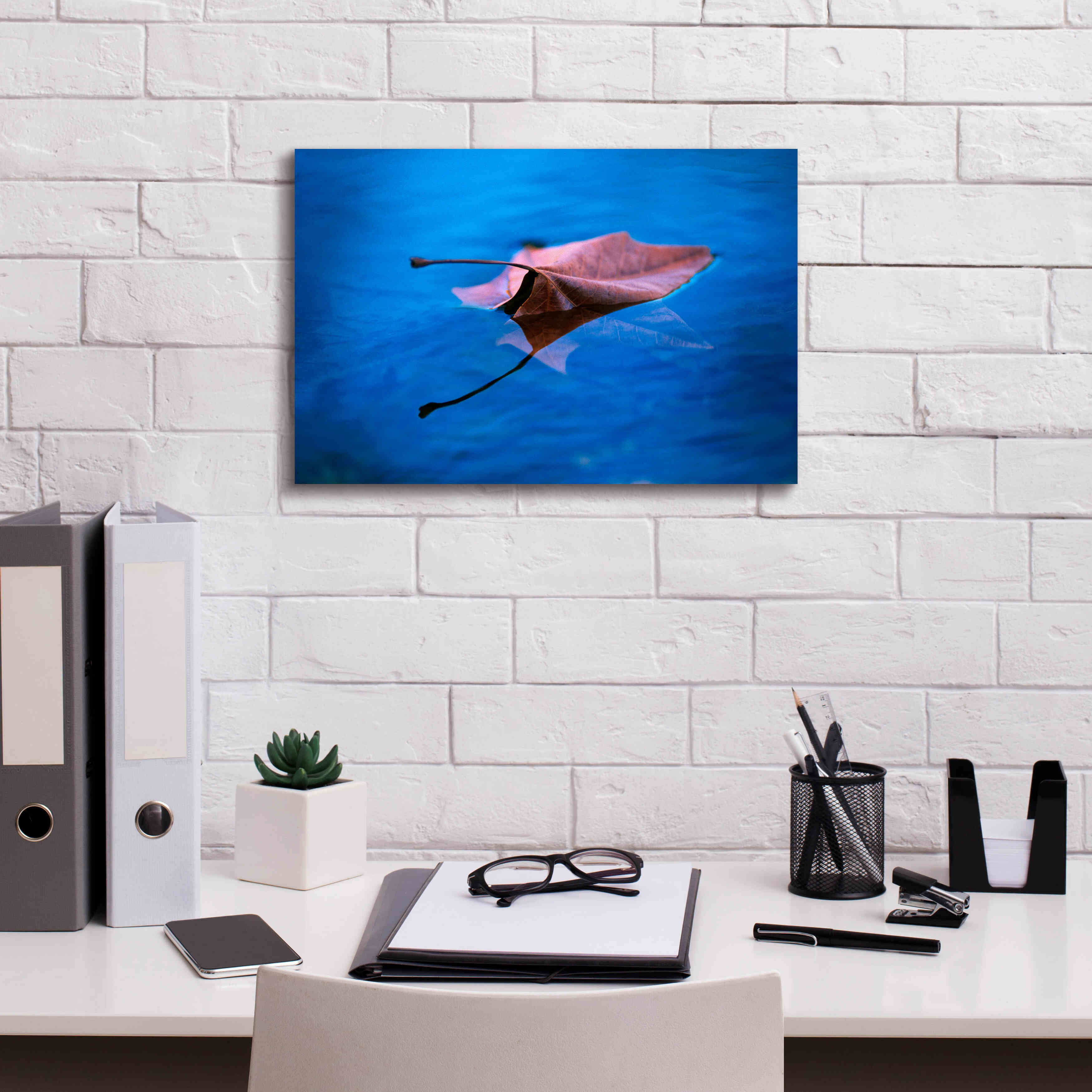 'Sycamore Reflection' by Thomas Haney, Giclee Canvas Wall Art,18 x 12