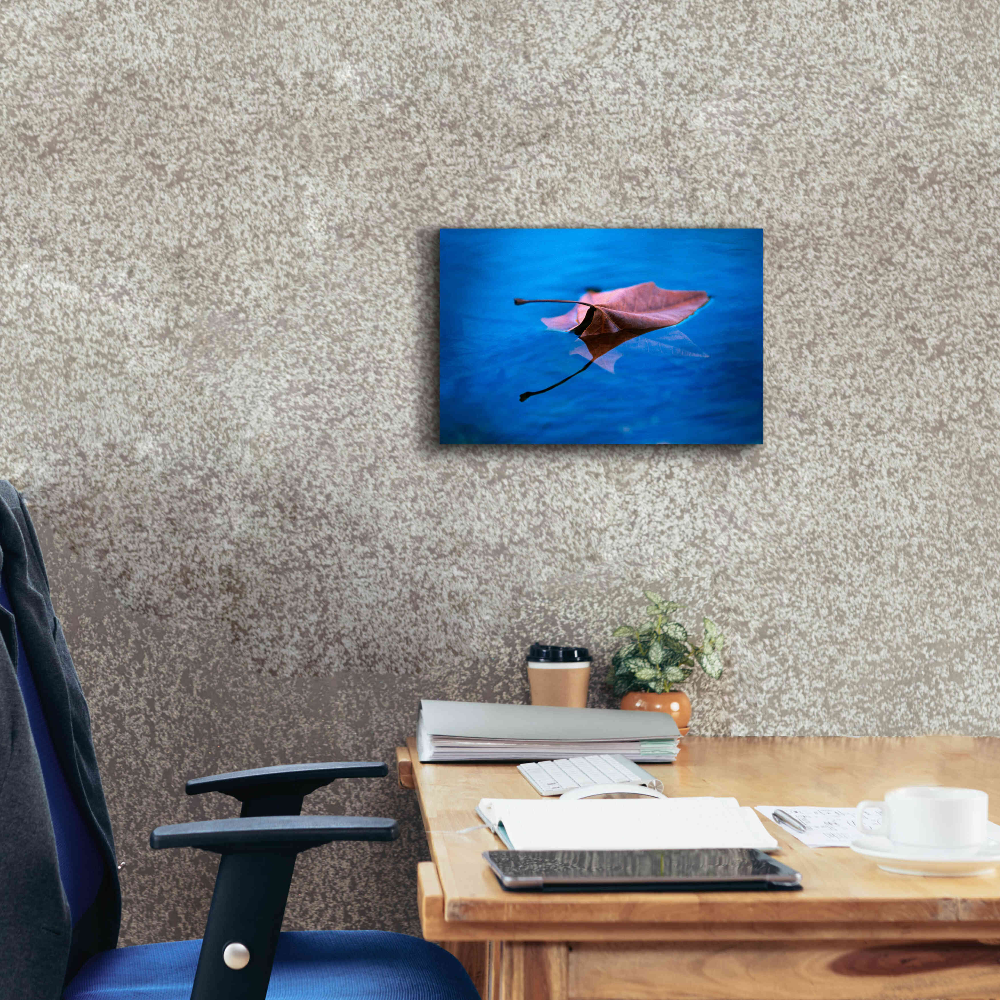'Sycamore Reflection' by Thomas Haney, Giclee Canvas Wall Art,18 x 12
