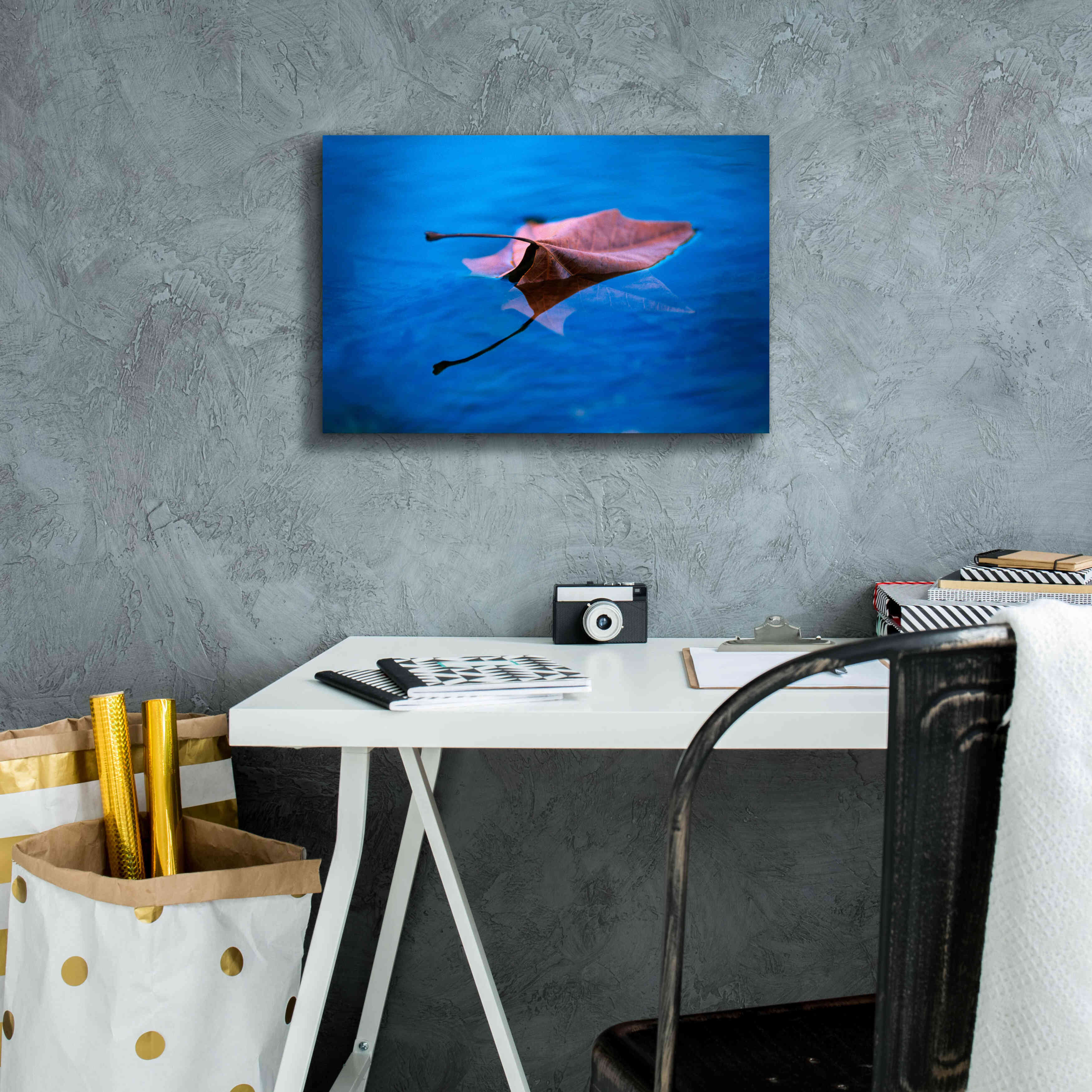 'Sycamore Reflection' by Thomas Haney, Giclee Canvas Wall Art,18 x 12
