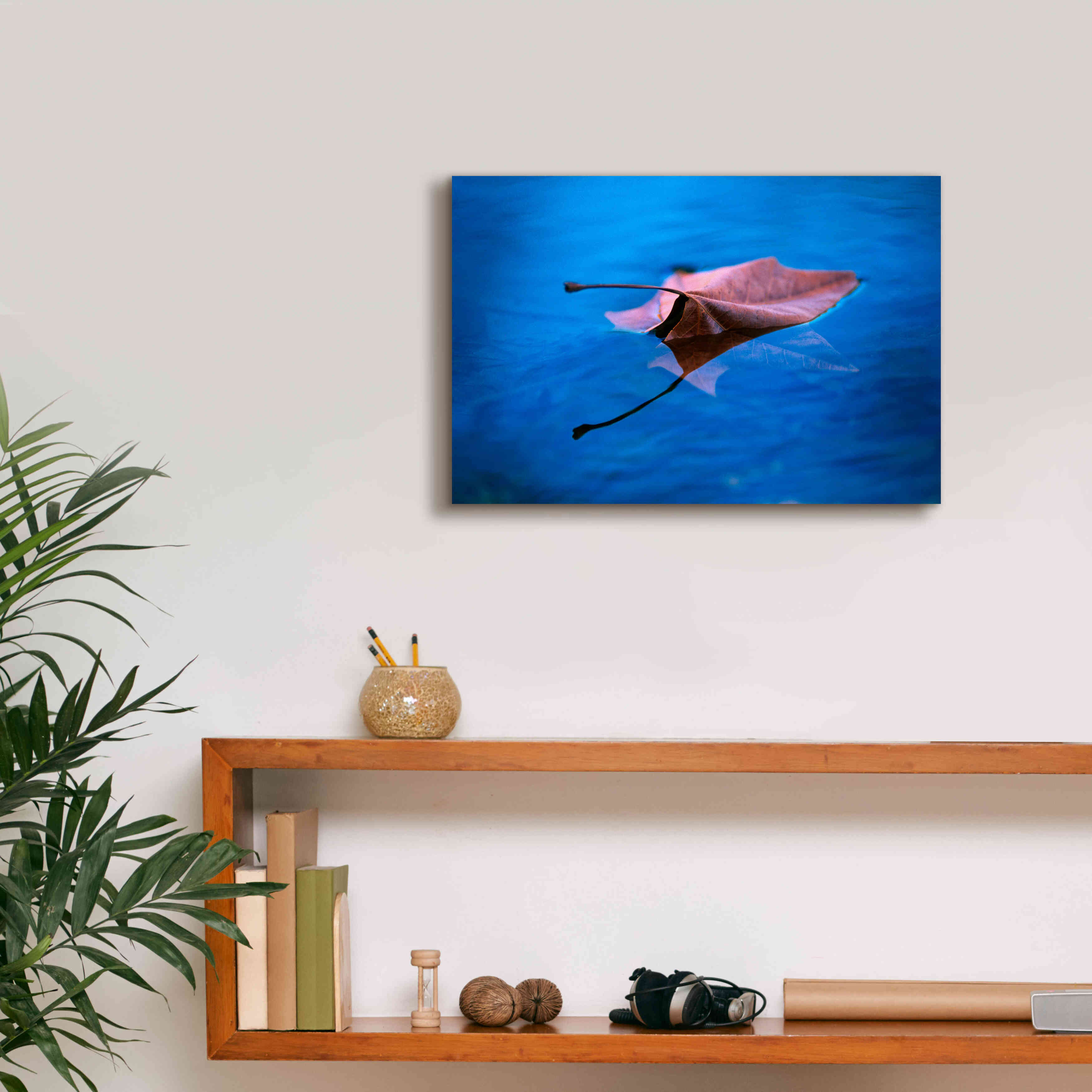 'Sycamore Reflection' by Thomas Haney, Giclee Canvas Wall Art,18 x 12