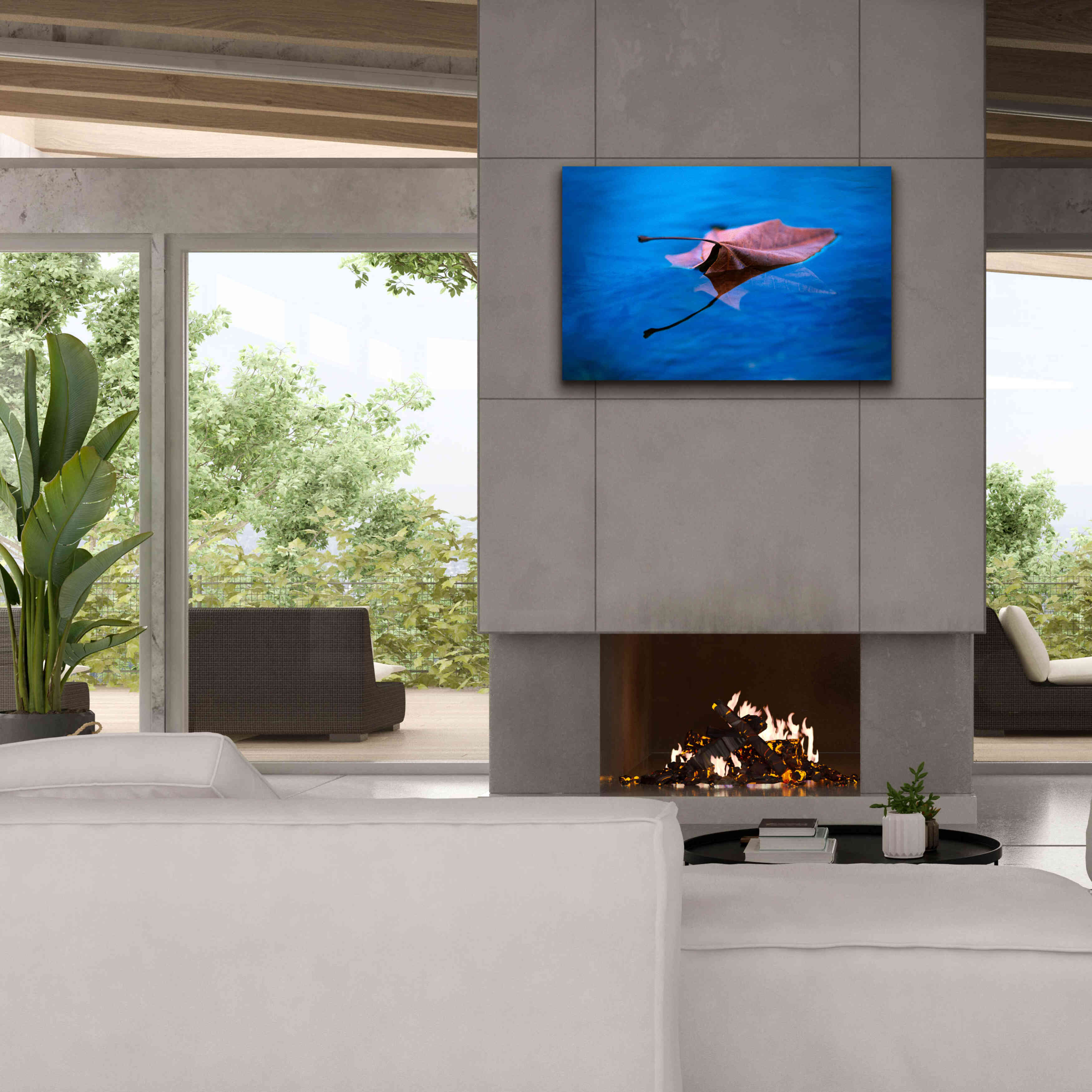 'Sycamore Reflection' by Thomas Haney, Giclee Canvas Wall Art,40 x 26