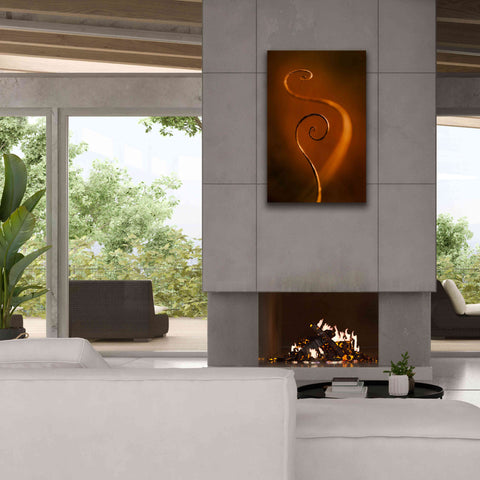 Image of 'Tendrils Red' by Thomas Haney, Giclee Canvas Wall Art,26 x 40