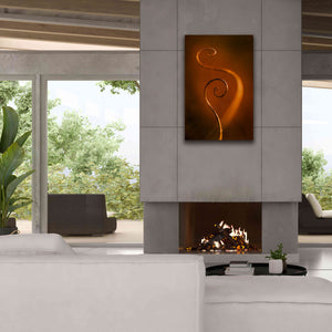 'Tendrils Red' by Thomas Haney, Giclee Canvas Wall Art,26 x 40