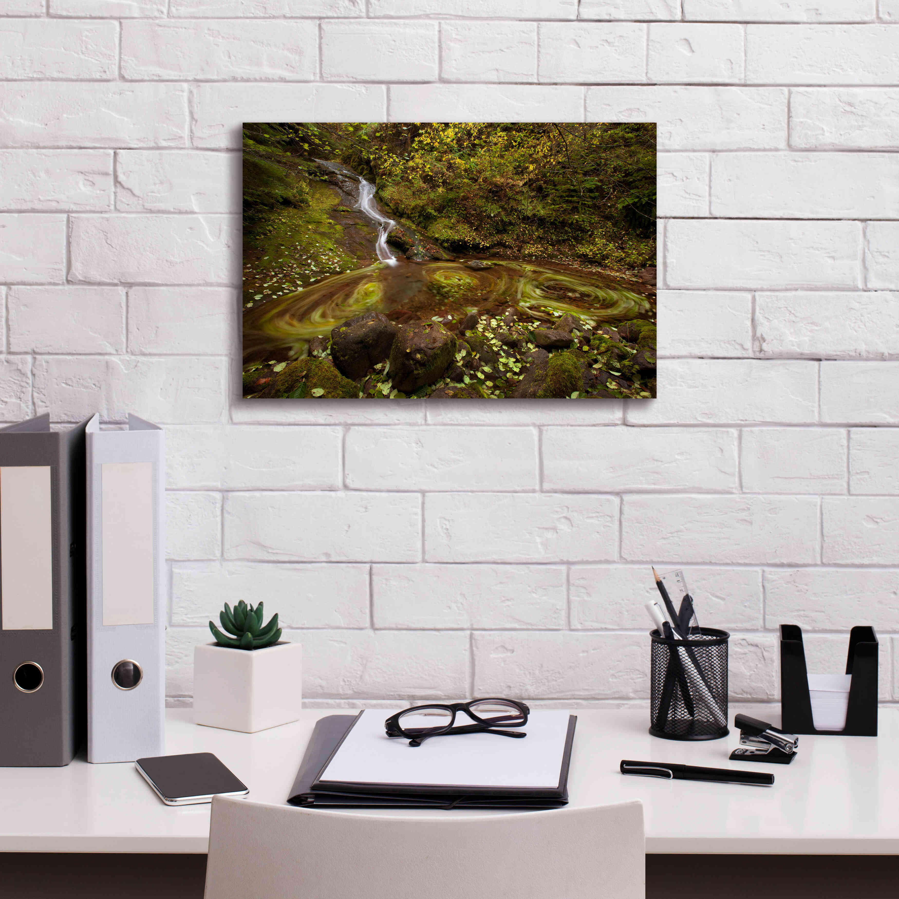 'Three Blurs' by Thomas Haney, Giclee Canvas Wall Art,18 x 12