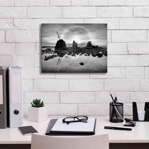 'Tree Island' by Thomas Haney, Giclee Canvas Wall Art,16 x 12