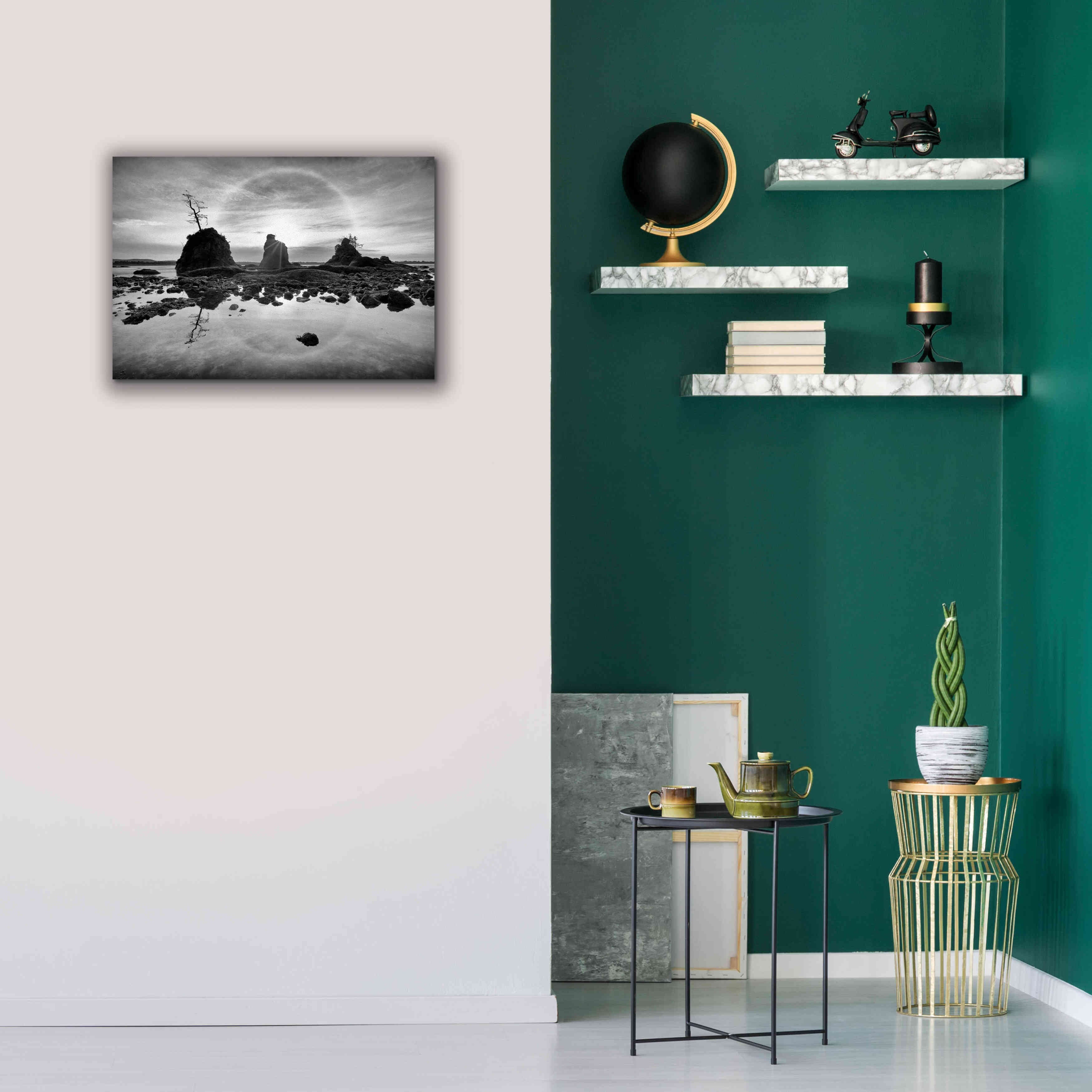 'Tree Island' by Thomas Haney, Giclee Canvas Wall Art,26 x 18