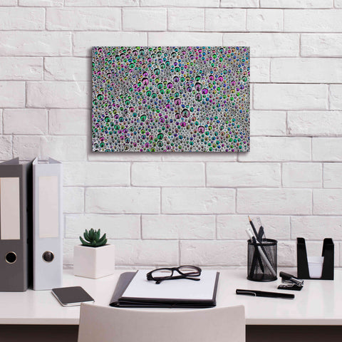 Image of 'Vibrant Sea Foam' by Thomas Haney, Giclee Canvas Wall Art,18 x 12
