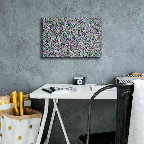 Image of 'Vibrant Sea Foam' by Thomas Haney, Giclee Canvas Wall Art,18 x 12