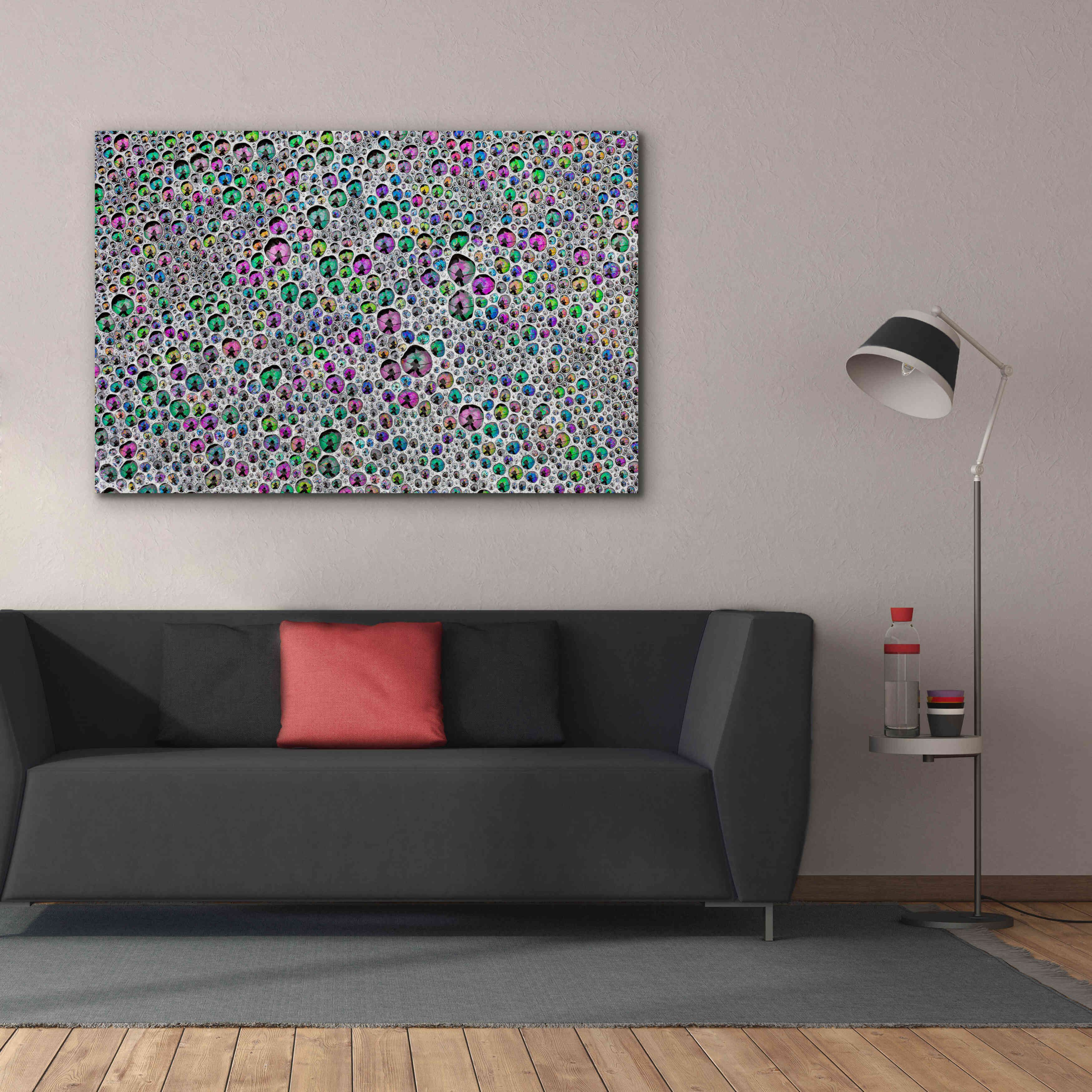 'Vibrant Sea Foam' by Thomas Haney, Giclee Canvas Wall Art,60 x 40