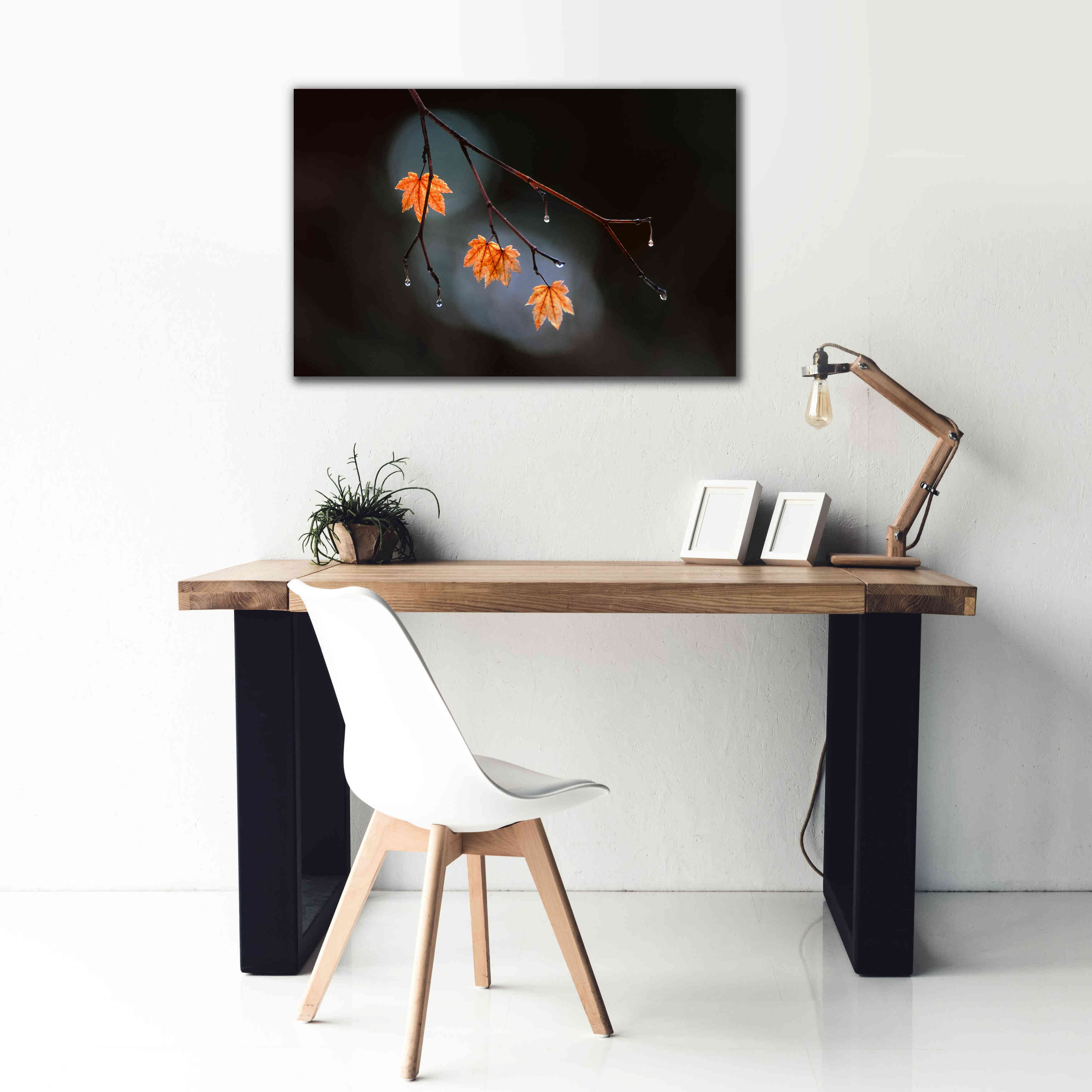 'Wet Fall' by Thomas Haney, Giclee Canvas Wall Art,40 x 26
