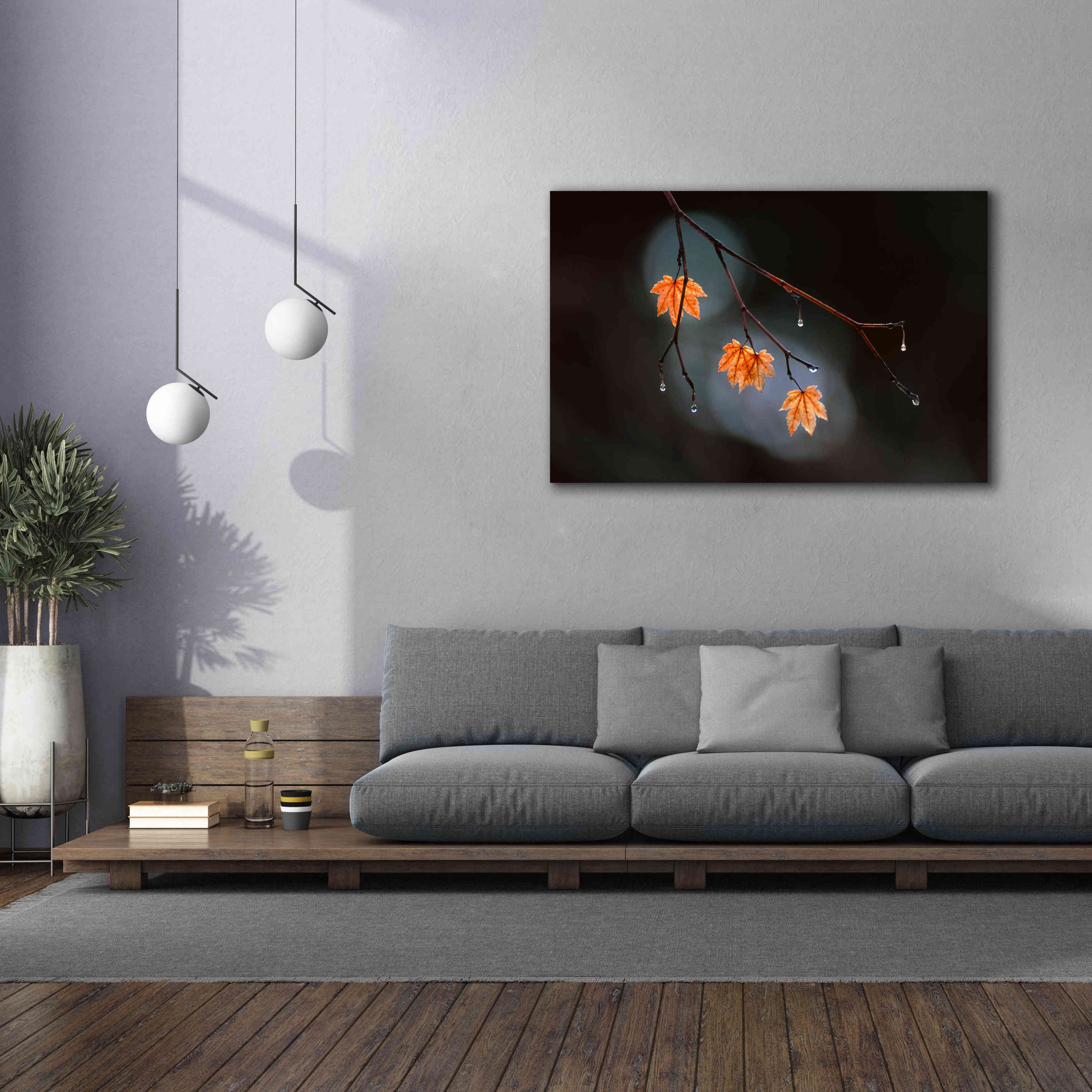 'Wet Fall' by Thomas Haney, Giclee Canvas Wall Art,60 x 40