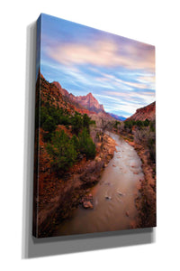 'Zion River Vert' by Thomas Haney, Giclee Canvas Wall Art