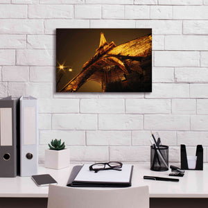 'Side Effect Eiffel' by Sebastien Lory, Giclee Canvas Wall Art,18 x 12