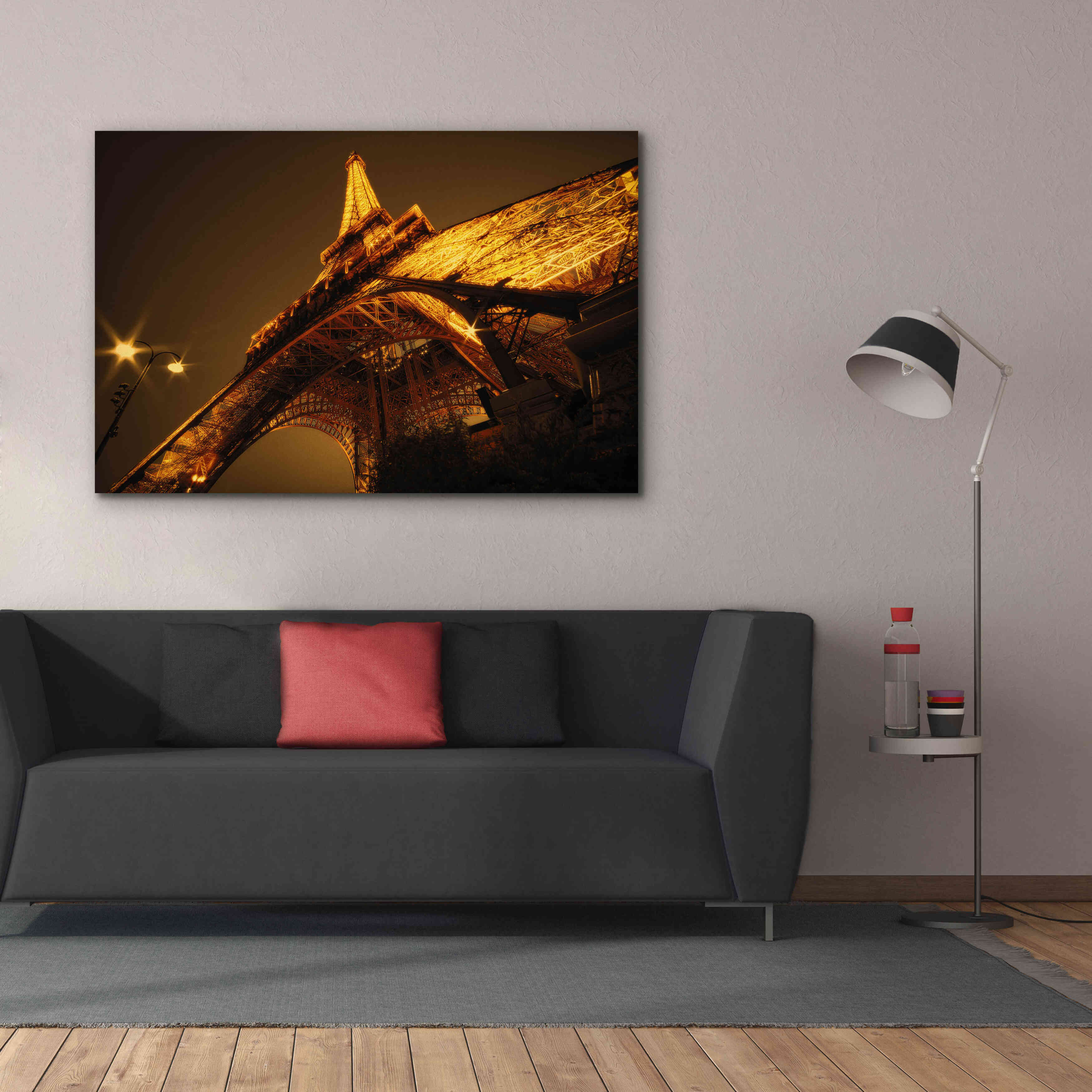 'Side Effect Eiffel' by Sebastien Lory, Giclee Canvas Wall Art,60 x 40