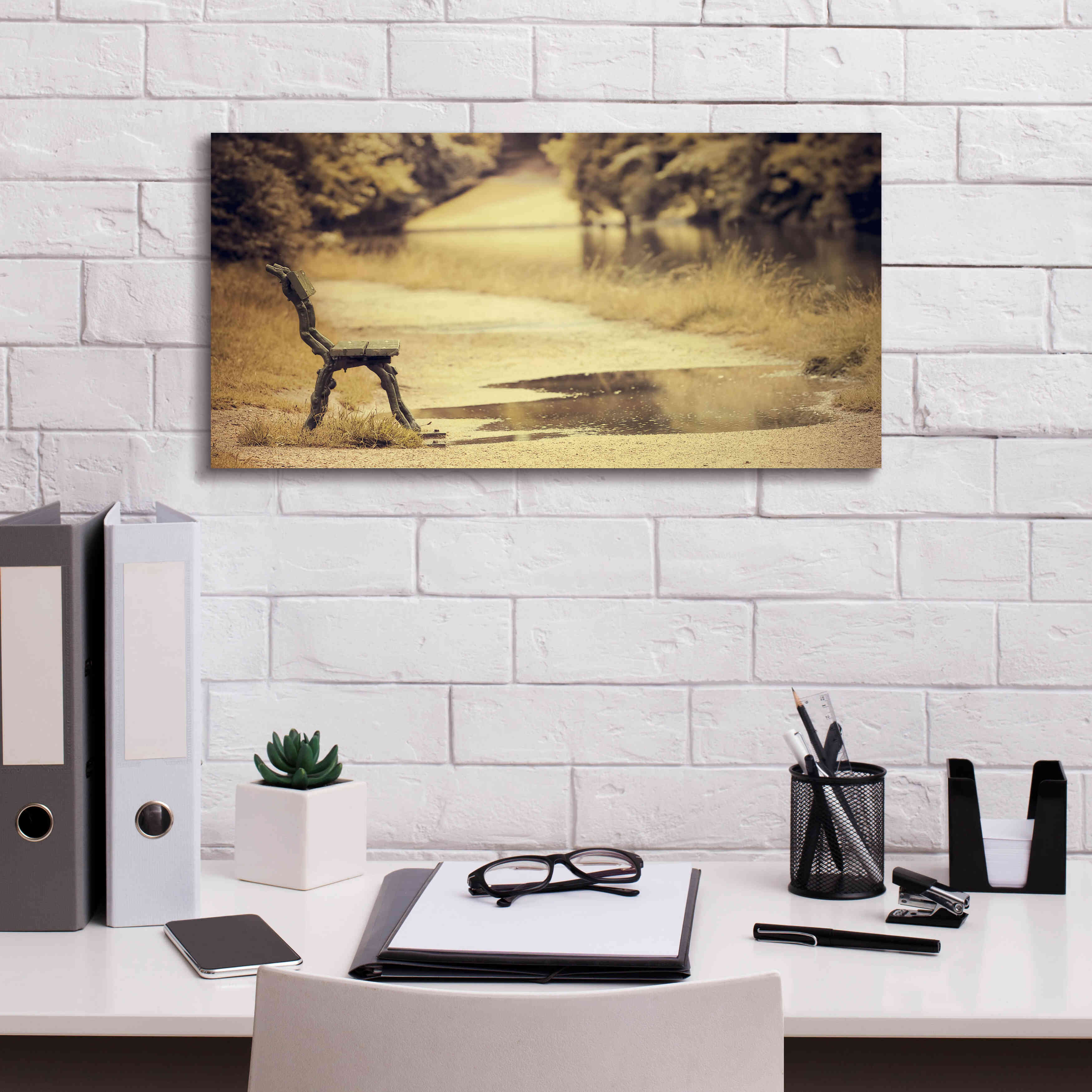 'After the Rain' by Sebastien Lory, Giclee Canvas Wall Art,24 x 12