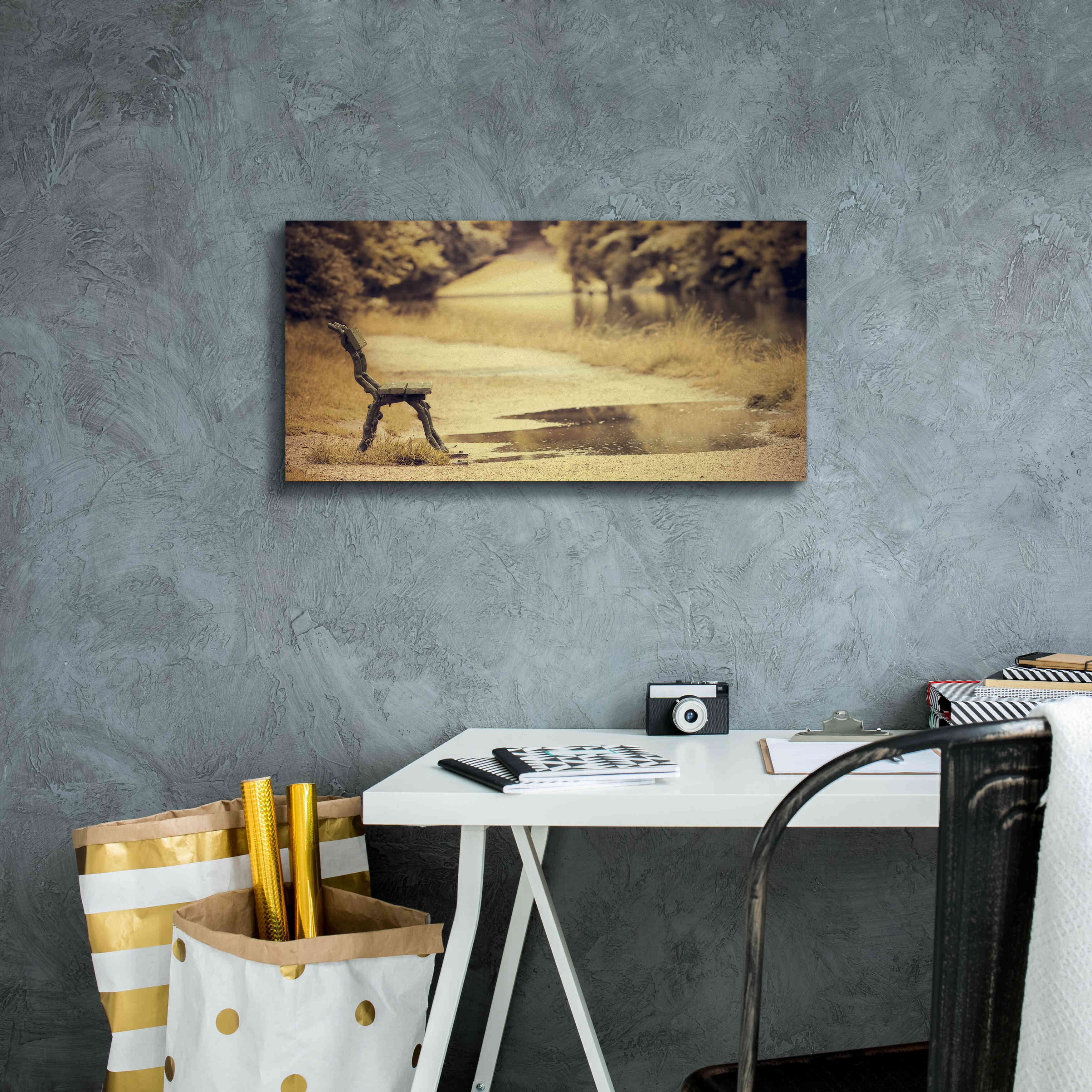 'After the Rain' by Sebastien Lory, Giclee Canvas Wall Art,24 x 12