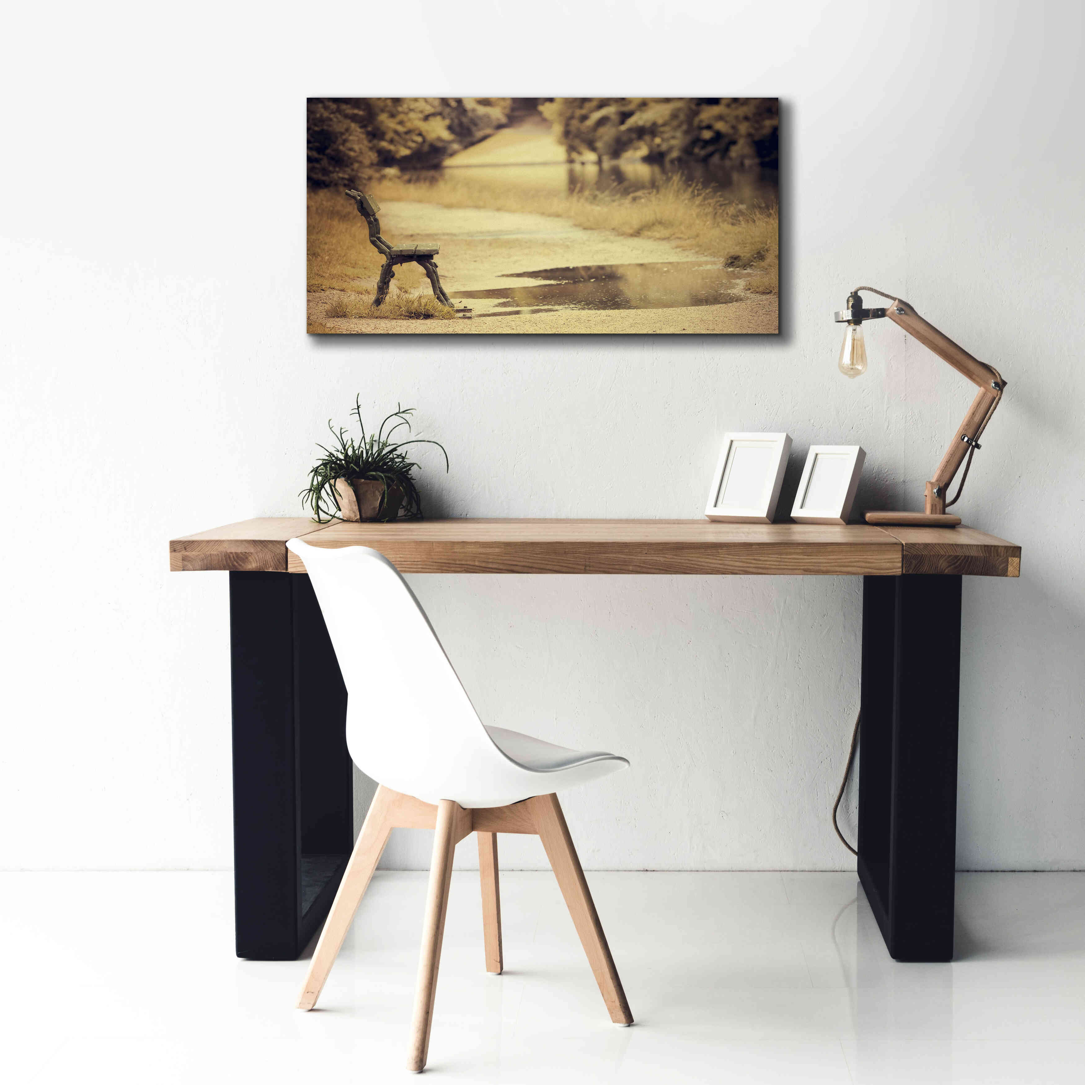 'After the Rain' by Sebastien Lory, Giclee Canvas Wall Art,40 x 20