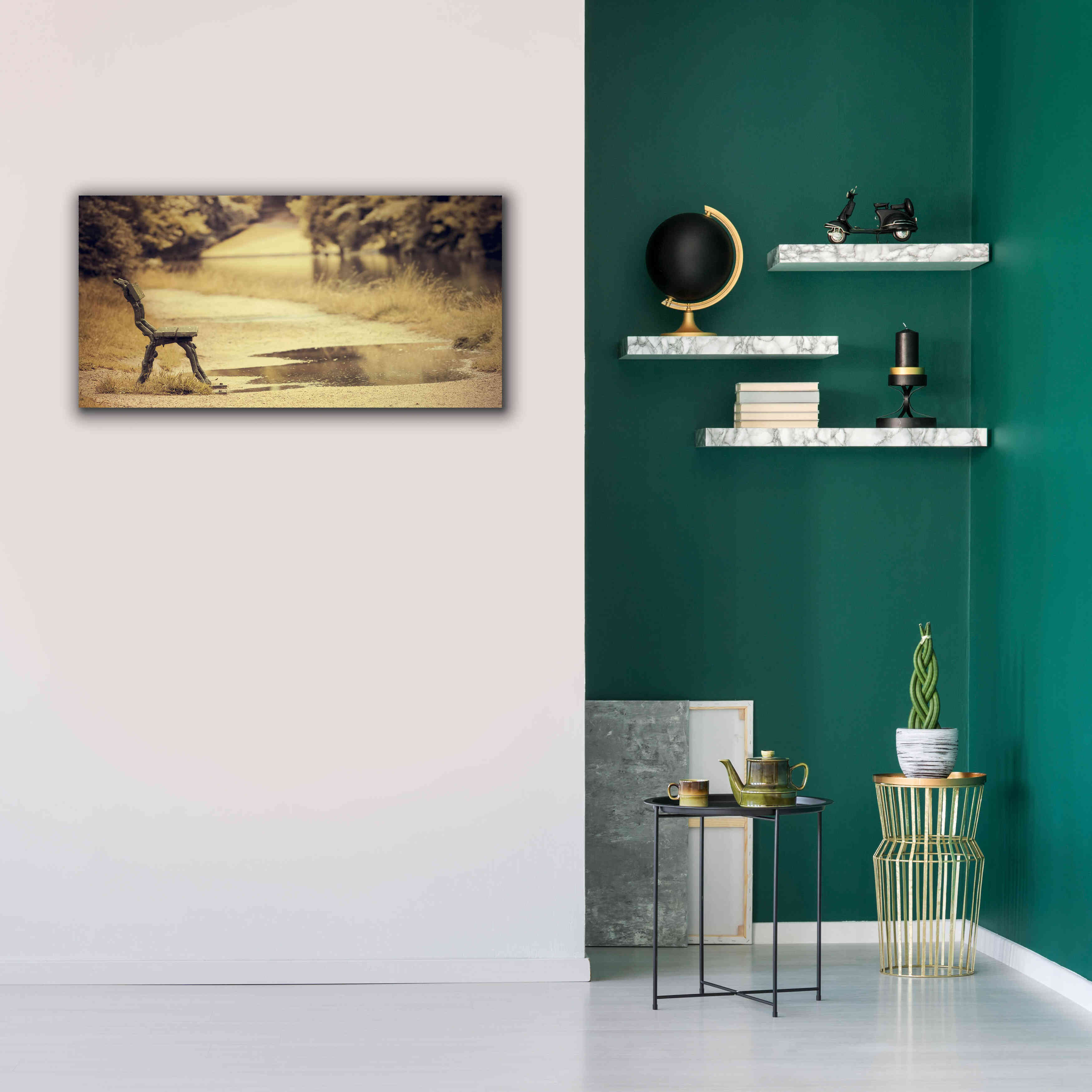 'After the Rain' by Sebastien Lory, Giclee Canvas Wall Art,40 x 20