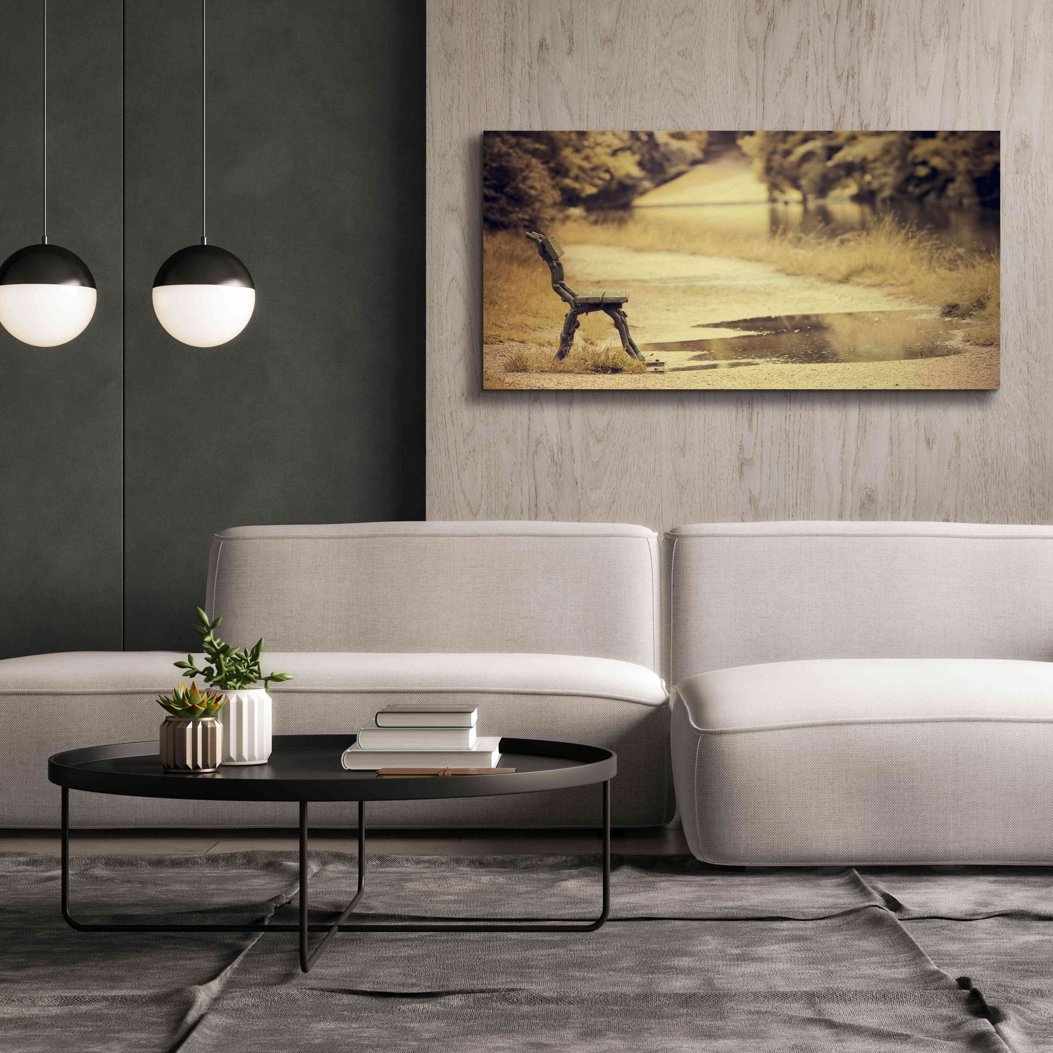 'After the Rain' by Sebastien Lory, Giclee Canvas Wall Art,60 x 30