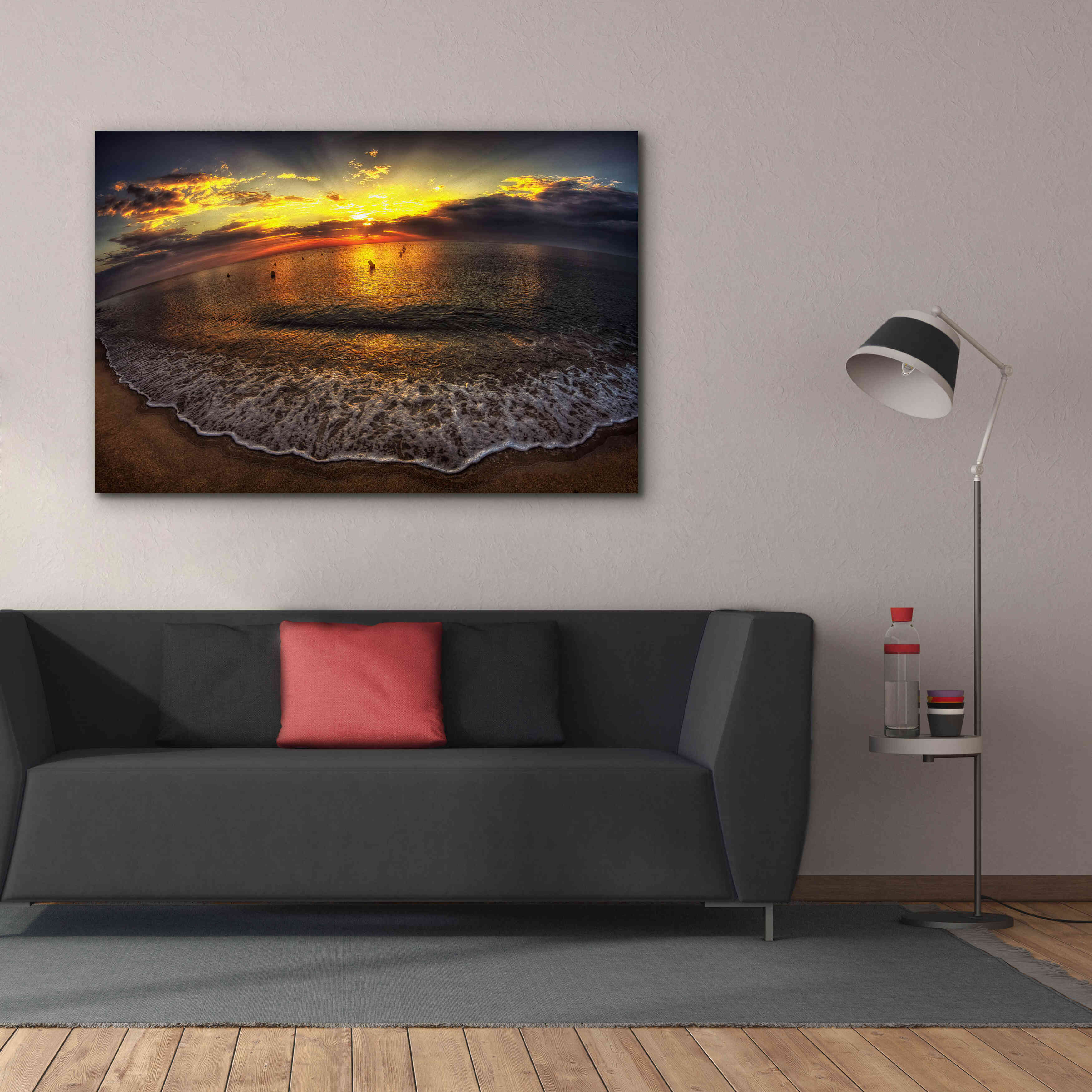 'Another Day In Paradise' by Sebastien Lory, Giclee Canvas Wall Art,60 x 40