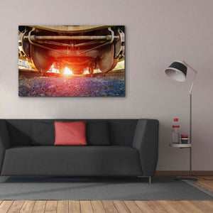 'Atomic Train' by Sebastien Lory, Giclee Canvas Wall Art,60 x 40
