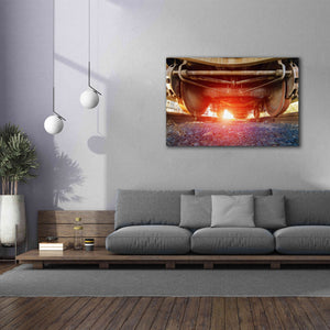 'Atomic Train' by Sebastien Lory, Giclee Canvas Wall Art,60 x 40